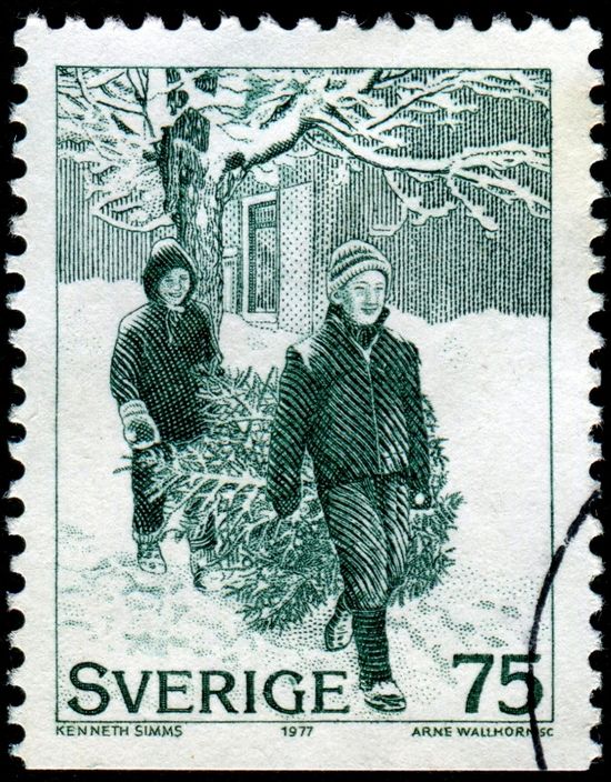 postal stamps